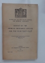 Report of the Medical Research Council for the Year 1937 - 1938.