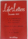 Life and Letters. Volume 11, No 60, December 1934.