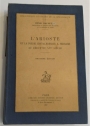 L'Arioste et la Poesie Chevaleresque a Ferrare au Debut du XVIe Siecle. Deuxieme Edition.