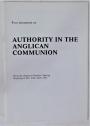Four Document on Authority in the Anglican Communion. From the Anglican Primates' Meeting, Washington DC, USA, April 1981.