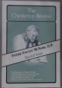 Chesterton Review. Volume 22, No 1 & 2, 1996. Father Vincent McNabb, OP, Special Issue.