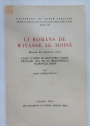 Li Romans de Witasse le Moine. Roman du Treizième Siècle.