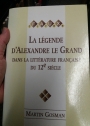 La Légende d'Alexandre le Grand dans la Littérature Française du 12e Siècle. Une Réécriture Permanente.