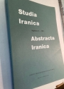 Abstracta Iranica. Revue Bibliographique pour le Domaine Irano-Aryen. (Studia Iranica, Supplément) Volume 8 (1986)