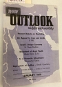 New Outlook, Middle East Monthly. Volume 1, Number 6, January 1958.