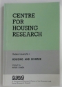 Centre for Housing Research. Housing and Divorce.