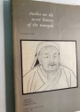 Studies on the Secret History of the Mongols.
