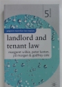 Landlord and Tenant Law. 5th Edition.