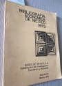 Banco de Mexico, Biblioteca: Bibliografia Economica de Mexico, 1975. Indice General. Tomo 1.
