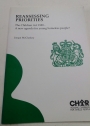 Reassessing Priorities. The Children Act 1989 - A New Agenda for Young Homeless People?