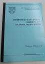 Independent Review of Bailiff Law: A Consultation Paper. March 2000.