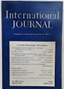 International Journal. Canadian Institute of International Affairs. Vol. XXV, No. 4. Autumn 1970.
