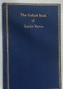 The Oxford Book of Latin Verse.