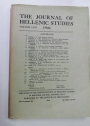 The Journal of Hellenic Studies. Volume LXVI. 1946.