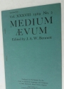 The Play of Antichrist, a Review. Reprinted from Medium Aevum Volume 38, No 2, 1969. Society for the Study of Medieval Languages and Literature.