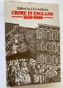 Crime in England, 1550 - 1800.