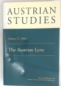 Austrian Studies. Volume 12, 2004. The Austrian Lyric.