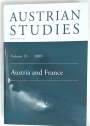 Austrian Studies. Volume 13, 2005. Austria and France.