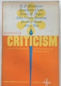Lectures in Criticism.