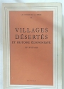 Villages Désertés et Histoire Économique, XIe - XVIIIe Siècle.