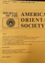 Journal of the American Oriental Society. Volume 111, Number 4, October - December 1991.