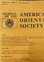 Journal of the American Oriental Society. Volume 111, Number 2, April - June 1991.
