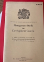 Report of Management Study Team on Development Control.