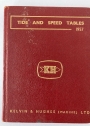 Tide and Speed Tables 1957.