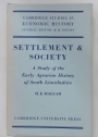 Settlement and Society: A Study of the Early Agrarian History of South Lincolnshire.