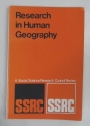 Research in Human Geography.