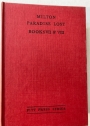 Paradise Lost. Books VII and VIII. Edited by A W Verity.