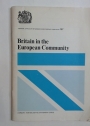 Britain in the European Community