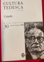 Canetti. (= Cultura Tedesca, No 30, 2006)