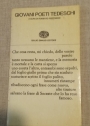 Giovani Poeti Tedeschi.