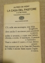 La Casa del Pastore e Altre Poesie.