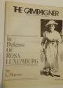 In Defense of Rosa Luxemburg, and Other Articles. The Campaigner, Volume 6, Number 2, Spring 1973.