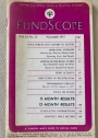 Fundscope. A Thinking Man's Guide to Mutual Funds. Volume 14, No 11, November 1971.