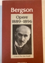 Opere, 1889 - 1896. A Cura di Pier Aldo Rovatti.