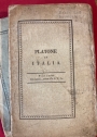 Platone in Italia. Traduzione dal Greco da Vincenzo Cuoco. Volume 1 and part of Volume 2 (incomplete set)