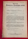 L'Oeuvre d'Ellen Glassgow, Romanciere Américaine.