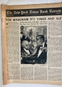 The New York Times Book Review. March 19, 1950. Articles on TS Eliot, Charles Dickens, and W Somerset Maugham.