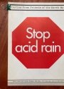 Stop Acid Rain. Briefing from Friends of the Earth No.1.