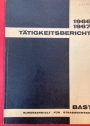 Tätigkeitsbericht 1966, 1967.