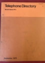 World Bank / IFC. Telephone Directory. September 1975.