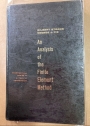 Analysis of the Finite Elements Method. First Edition. Signed.