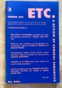 Etc. A Review of General Semantics. Volume 11, Number 4, Summer 1954.