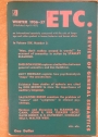 Etc. A Review of General Semantics. Volume 14, Number 2, Winter 1956 - 1957.