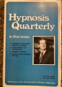 Hypnosis Quarterly: The Illustrated Journal of Hypnotism in All Its Phases. Volume 23, No 1, 1980.