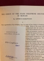 The Origin of State Telephone Service in Britain.