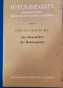 Zur Ideenlehre des Hermogenes.